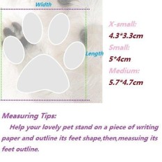 Udtee 4 Pcs Lucu/Modis Kecil Warna Ungu Pelindung Waterprrof Karet Anjing Bot/Hujan Sepatu-Internasional