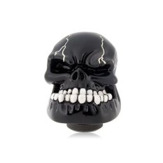 UJS Desain Tengkorak Sejuk Universal Mobil Modifikasi Shift Knob (Hitam)