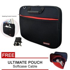 Ultimate Laptop Bag / Tas Jinjing / Softcase Pria/wanita Double Sport FREE CABLE POUCH - 12Inch