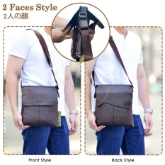 Ultimate Tas Selempang Pria Kulit Import / Tas Pria Kulit Elegan Kualitas Import dijamin 0022-2 - Coffe