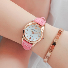 Jam tangan wanita Tahan Air modis 2017 model baru Tren perempuan jam tangan QUARTZ murid Gaya Korea minimalis casual suasana jam tangan wanita