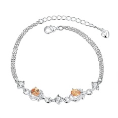 Paman Sam Fashion Perak Malaysia Fashion Elegan LadiesBracelet Penjualan Panas Baru Fashion Perhiasan Gelang Perak Gelang-Intl