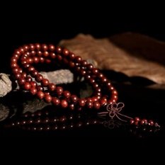 Paman Sam Buddha Cendana Meditasi 6mm 108 Prayer Bead Malabracelet Kalung-Intl