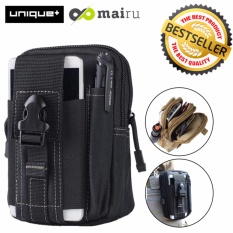 Unique Tas Pinggang Travel Multifungsi Untuk Iphone / Android / Samsung 1188 - Black