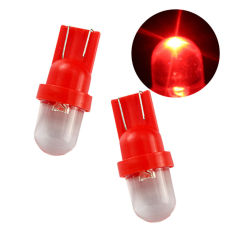 Universal - 1 Pasang / (2 pcs) Lampu LED Mobil / Motor / Senja T10 / W5W Convex 1 SMD - Red