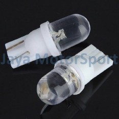 Universal - 1 Pasang / (2 pcs) Lampu LED Mobil / Motor / Senja T10 / W5W Convex 1 SMD - White