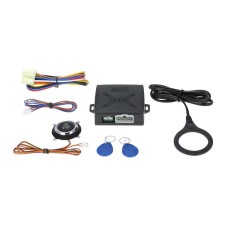Universal Car Alarm System Driving Security Push Button Engine Start RFID Lock Ignition Starter Keyless Entry System - intl