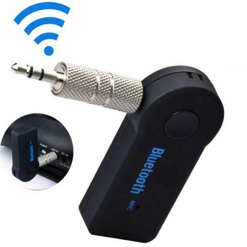 Universal Car Bluetooth V.3 Music Audio Stereo Adapter 3.5mm 3
