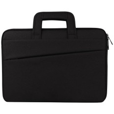 Universal Double Kantong Samping Wearable Oxford Cloth Soft Handle Portable Tablet Laptop, untuk 13.3 Inch dan Di Bawah Macbook, Samsung, Lenovo, Sony, DELL Alienware, CHUWI, ASUS, HP (Hitam)-Intl