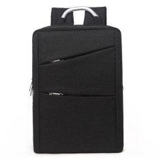 Universal Multi-fungsi Kain Oxford Laptop Komputer Bahu Tas Ransel Bisnis Tas Pelajar, Ukuran: 40x28x12 Cm, untuk 14 Inch dan Di Bawah Macbook, Samsung, Lenovo, Sony, Dell Alienware, CHUWI, ASUS, Hp (hitam)-Intl