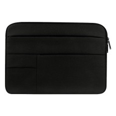 Universal Beberapa Kantong Wearable Kain Oxford Lembut Portable Santai Tablet Laptop, untuk 15.6 Inch dan Di Bawah Macbook, Samsung, Lenovo, Sony, DELL Alienware, CHUWI, ASUS, HP (Hitam)-Intl