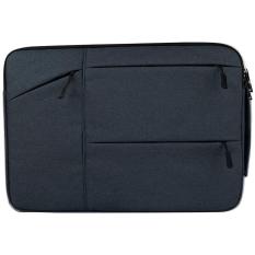 Universal Beberapa Kantong Wearable Oxford Kain Lembut Portabel Bisnis Sederhana Tablet Laptop, untuk 13.3 Inch dan Di Bawah Macbook, Samsung, Lenovo, Sony, Dell Alienware, CHUWI, ASUS, ponsel (Angkatan Laut)-Internasional