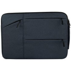 Universal Beberapa Kantong Wearable Kain Oxford Lembut Portable Bisnis Sederhana Tablet Laptop, untuk 14 Inch dan Di Bawah Macbook, Samsung, Lenovo, Sony, DELL Alienware, CHUWI, ASUS, HP (Navy)-Intl