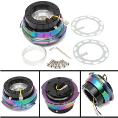 Universal Cepat Melepaskan Tempatkan Mati Pengemudian Roda Hub BOSS Perlengkapan untuk Nardi NRG Momo (Hitam)-Internasional