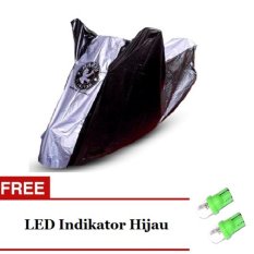 Urban Cover Motor Sarung Motor - Selimut Motor - Ukuran Standar + Gratis 2 Buah LED Untuk Lampu Motor - Indicator gigi - Lampu senja DLL - Hijau