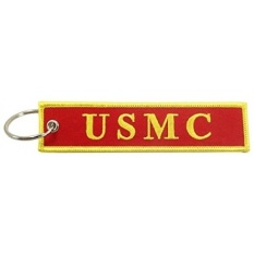 Korps Marinir AS. USMC-Semper Fi. Bordir Gantungan Kunci-Internasional
