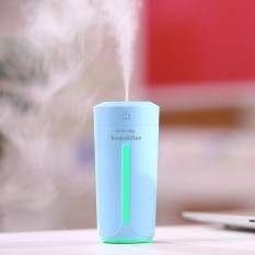 USB Ultrasonic Home Office Car Humidifier Air Diffuser Purifier Atomizer W LED Blue - intl