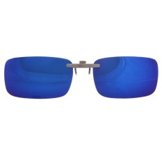 UV400 Unisex Night Driving Glasses Anti Glare Vision Sunglasses Clip (2#)