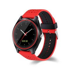 V9 Smart Watch Mendukung NANO SIM Kartu dan TF Card Smartwatch dengan WhatsApp dan Facebook Jam Tangan Pintar Fitnes untuk IOS Android Ponsel -Intl