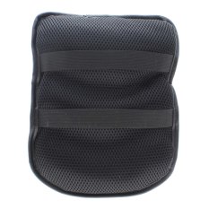 Vanker Fashion Ganti Mobil Auto PU Berongga Kapas Pusat Konsol Sandaran Lengan Penutup Bantalan Kursi Hitam
