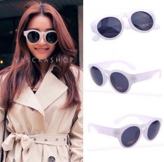 Vasckashop Kacamata Spy Oval - White Transparant