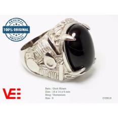 VeE Cincin Pria Batu Giok Hitam - Batu Akik CGH18