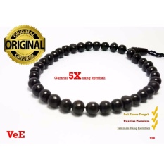 VeE Gelang Tasbih Terapi Kesehatan Pria / Wanita Kayu Kokka Kaukah - 33 Butiran Kecil Hitam