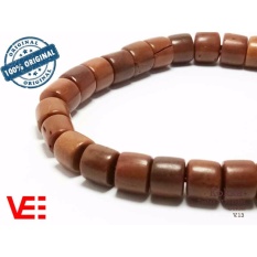VeE Gelang Tasbih Kesehatan Pria / Wanita Kayu Kokka Kaukah - Kapsul Coklat