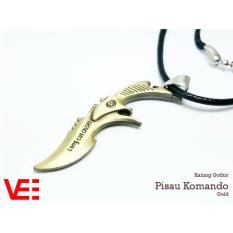 VeE Kalung liontin Gothic Remaja Model Pisau Komando