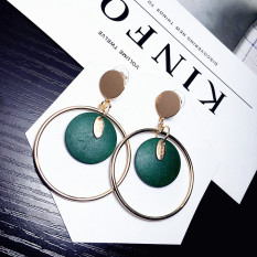 Versi Jepang Dan Korea Elegan Anti Alergi Lingkaran Bulat Anting