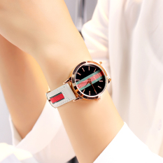 Jam Tangan Quartz Tahan Air Wanita Gaya Korea
