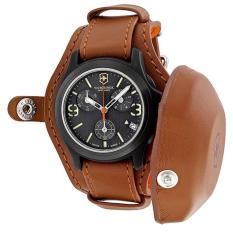 VICTORINOX SWISS ARMY 241594 Original Series - Jam Tangan Pria - Chronograph - Leather - Brown - Black