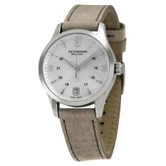 VICTORINOX SWISS ARMY 241662 Alliance - Jam Tangan Wanita - Leather Suede - Grey - White