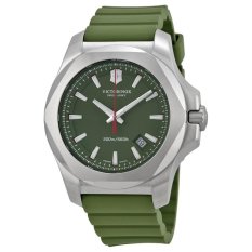 VICTORINOX SWISS ARMY 241683.1 I.N.O.X. - Jam Tangan Pria - Rubber - Green - Silver