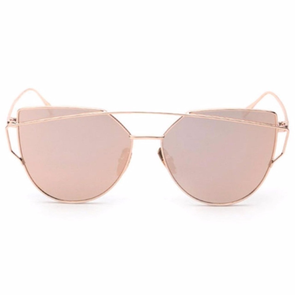 Vienna Linz Kacamata Wanita Cat Eye Sunglasses Classic RunBird  s1872 - Pink