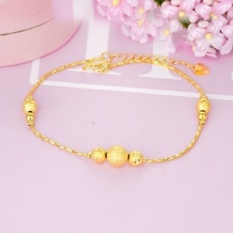 Vietnam Shakin Wanita Simulasi Emas Gelang Kaki untuk Waktu Yang Lama Tidak Pudar Sederhana Siswa Beberapa Rose Setiap Anak Model Kaki Chain-Internasional