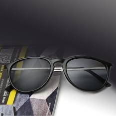 Vintage Inspired Fashion Sunglasses LQ1216 M BLK - Kacamata Pria
