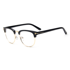 Pria Vintage Kacamata Bingkai Kacamata Retro Spectacles Bening Lensa Kacamata untuk Pria