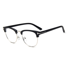 Pria Vintage Kacamata Bingkai Kacamata Retro Spectacles Bening Lensa Kacamata untuk Pria