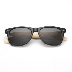 Vintage Unisex Classic Wooden Leg AC Frame Sunglasses Wooden Sunglasses - intl