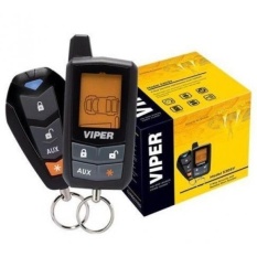 Viper 5305 V 2 Cara LCD Vehicle Mobil Alarm Tanpa Kunci Masuk Remorte Mulai Sistem-Internasional