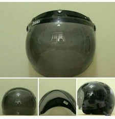 Visor / Kaca BOGO Cembung Original Smoke (Gelap)