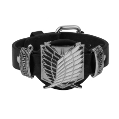 VR_Tech Attack On Titan Manset Gelang Kulit-Internasional