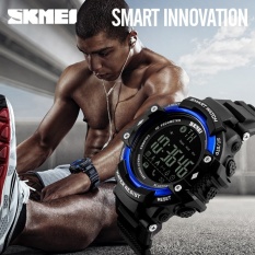 SKMEI Watch 1226 Pria Fashion Olahraga Watches Pedometer Remote Kamera Pria Jam Bluetooth Kalori Digital Jam Tangan-Intl