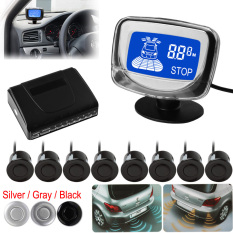 Tahan Terhadap Udara 8 Belakang And Pandangan Depan Mobil Sensor Parkir With Tampilan Monitor (hitam Sensor)