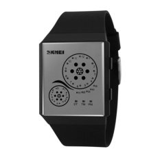 Waterproof LED WATCHES Wanita Arloji Otomatis Watch Datejust Ladies Clock Kualitas Terbaik Merek Tentara Militer Jam Chronograph (Hitam) -Intl
