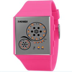 Waterproof LED WATCHES Wanita Arloji Otomatis Watch Datejust Ladies Clock Kualitas Terbaik Merek Tentara Militer Jam Chronograph (Rose) -Intl