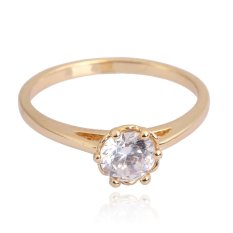 Cincin Kawin Perhiasan 18 Karat Gold Fil