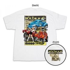 Weiand 10008-SMWND Putih Kecil Drag Star Kaos-International