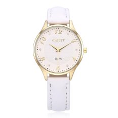 Putih Jam Tangan Bermerek untuk Wanita Dijual Mode untuk Wanita Kuarsa Alloy Kaca Baru Tanpa Tag Alloy OG 3.8 Cm Round- internasional